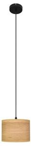 Luster na sajli ALBA 1xE27/60W/230V pr. 20 cm smeđa/crna