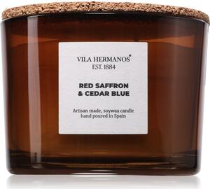 Vila Hermanos Apothecary Red Saffron & Cedar Blue mirisna svijeća 350 g
