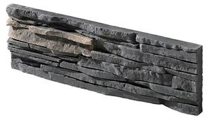 Stegu Pločice od ukrasnog kamena Mesada (12 x 37 cm, Tamno siva, Izgled kamena)