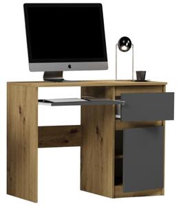 Moderni pisaći, uredski stol MODERN N-33 - razne verzije boja artisan mix antracit