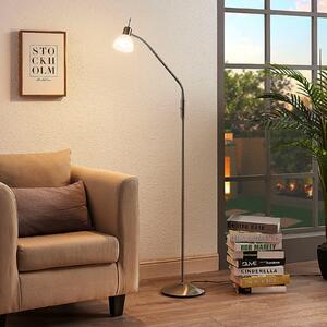 Lindby podna lampa Gwendolin, 160 cm, staklo, E14, podesiva