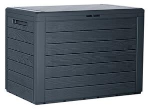Vrtni box antracit 78cm 190L WOODEBOX