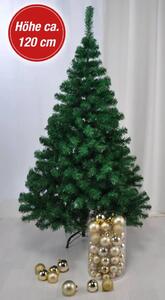 HI božićno drvce s metalnim postoljem zeleno 120 cm
