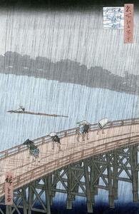 Reprodukcija Sudden Shower over Shin-Ohashi Bridge and Atake (Ohashi Atake no Yudachi),, Ando or Utagawa Hiroshige