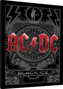 Uokvireni poster AC/DC - Black Ice