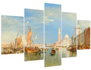 Slika - Joseph Mallord William Turner, Venice the Dogana and San Giorgio Maggiore, reprodukcije (150x105 cm)