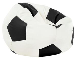 Vreća za sjedenje nogometna lopta Black/White XL