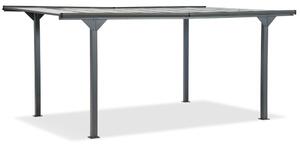 Aluminijska nadstrešnica za automobil Lombardia 3x4.3 Garden Point antracit