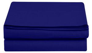 Tamno plava ravna plahta - 140 x 235 cm