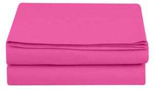 Pink ravna plahta - 140 x 235 cm
