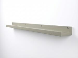 Zidna polica za slike FOTOPLANK 120 cm, bež