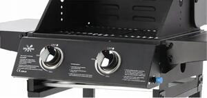 Plinski Roštilj sa dva plamenika 5.4kW - Dvostruki INOX Plamenik, 2 Roštilja, Sklopivi Stolovi