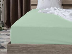 Jersey plahta EXCLUSIVE metvasto zelena 90 x 200 cm