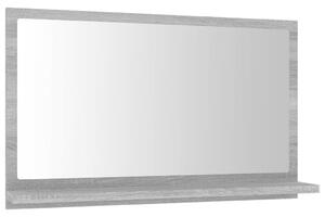 VidaXL Kupaonsko ogledalo boja sivog hrasta 60 x 10,5x 37 cm drveno