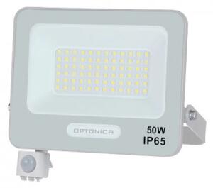 LED SMD reflektor 50W 4000K IP65 bijelo tijelo sa senzorom