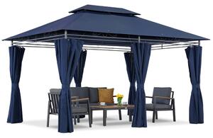 Mornarsko plavi vrtni paviljon Ibiza 3x4m Garden Point
