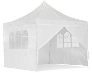 Bijeli vrtni šator Essen 3x3 m s bočnim stijenkama, sklopivi, Garden Point