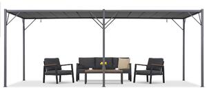 Antracit terasa pergola Malaga 3x6m Garden Point