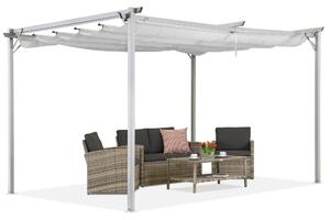Bijela terasa pergola La Palma 3x4m Garden Point