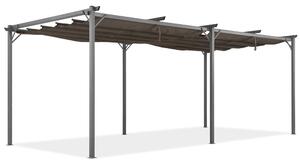Smeđa terasa pergola La Palma 3x6m Garden Point
