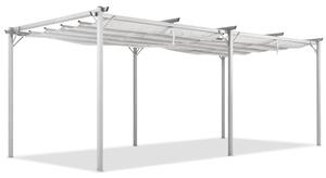 Bijela terasa pergola La Palma 3x6m Garden Point