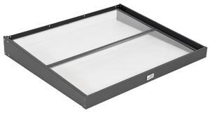Nadstrešnica za vrata Lubeck 100 x 120 cm CoverTech antracit