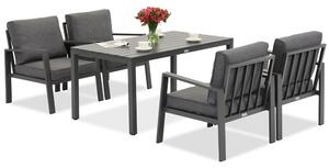 Zakintos Premium 4 antracit aluminijski vrtni namještaj Garden Point