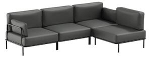 Tamno sivi vrtni modularni kauč 234 cm Salve – Sit Sit