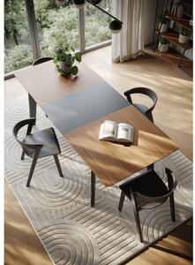 Proširiv blagovaonski stol s pločom stola u dekoru oraha u prirodnoj boji 100x180 cm Shadow – TemaHome