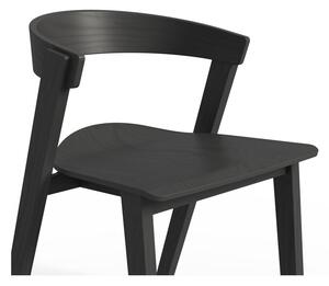 Crne blagovaonske stolice u setu 2 kom od masivne bukve Sand – TemaHome