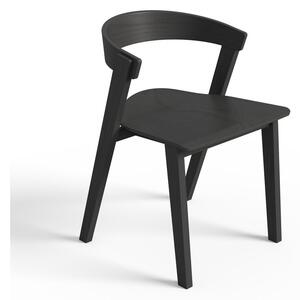 Crne blagovaonske stolice u setu 2 kom od masivne bukve Sand – TemaHome
