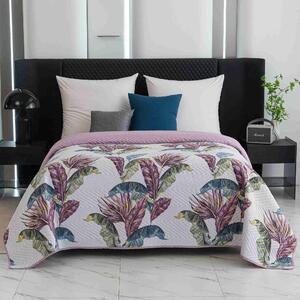 Prekrivač za krevet TROPIC bijeli / ružičasti Dimenzije: 170 x 210 cm