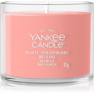 Yankee Candle White Strawberry Bellini mala mirisna svijeća bez staklene posude 37 g