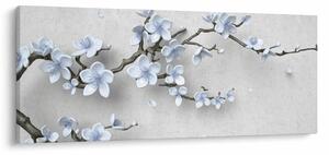 Slika plavog cvijeća (120x50 cm)