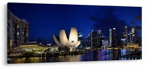 Slika Singapura noću (120x50 cm)