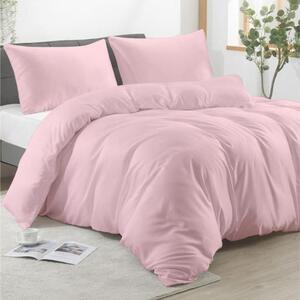 Posteljina s navlakom roza - 220 x 240 cm + 50 x 70 cm (2 jastučnice)