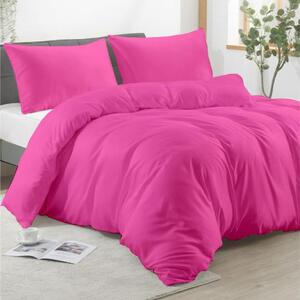 Posteljina s navlakom pink - 220 x 240 cm + 50 x 70 cm (2 jastučnice)