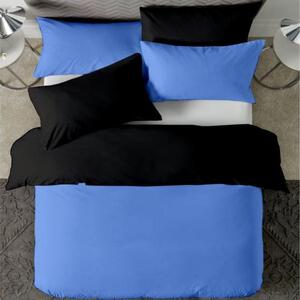 Posteljina s navlakom plavo-crna - 140 x 200 cm + 50 x 70 cm (1 jastučnica)