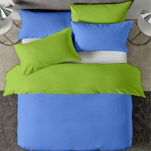 Posteljina s navlakom plavo-zelena - 220 x 240 cm + 50 x 70 cm (2 jastučnice)