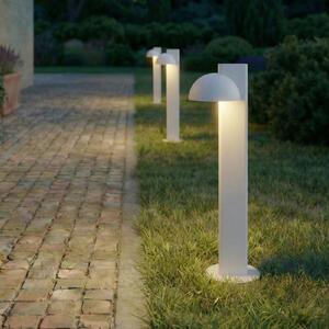 Lucande Velira LED svjetlo za stazu, svijetlosiva, 77 cm, s jednom žaruljom,, Sivo, Metal