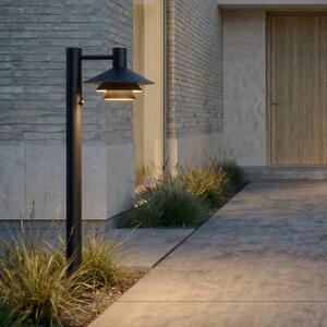 Lucande Montaro LED svjetlo za stazu, 100 cm, antracit, senzor, Crno, Aluminij