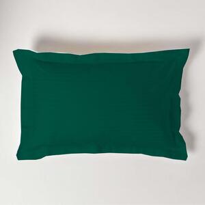 Jastučnica damast s ukrasnim rubom zelena - 50 x 50 cm