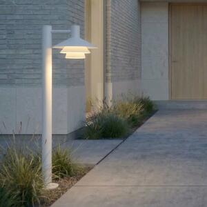 Lucande Montaro LED staza svjetiljka, 100 cm, bijela, Bijela, Aluminij