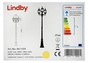 Lindby - Vanjska lampa 3xE27/100W/230V IP44