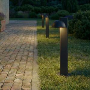 Lucande Velira LED svjetlo za stazu, crno, 77 cm, s jednom žaruljom, IP44, Crno, Metal
