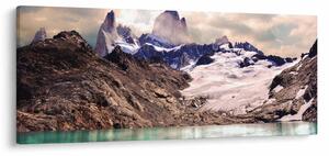 Slika planinskog jezera (120x50 cm)