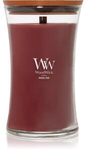 Woodwick Opulent Wood Rouge Oud mirisna svijeća s drvenim fitiljem 609.5 g