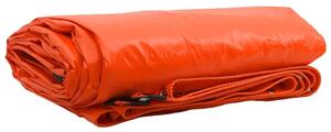 Cerada 650g / m² Narančasta 5 x 5 m Platno s PVC premazom - Narančasta 5 x 5 m with eyelets