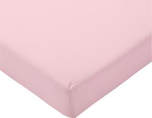 Plahta s gumom - roza - 140 x 200 cm