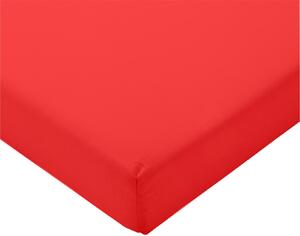Plahta s gumom - crvena - 160 x 200 cm